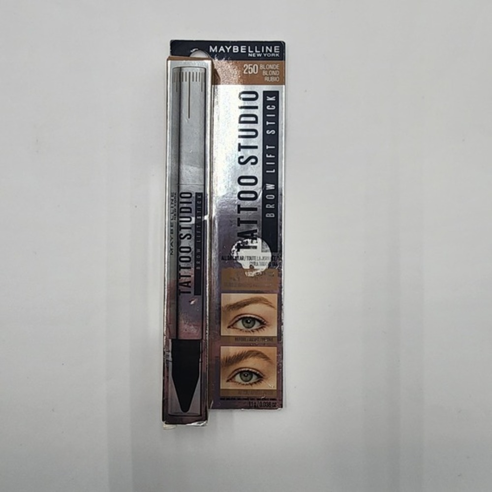 Maybelline New York Tattoo Studio Brow Lift‎ Stick 250 Blonde .038 Oz New in Box